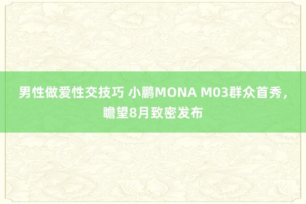 男性做爱性交技巧 小鹏MONA M03群众首秀，瞻望8月致密发布