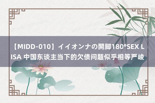 【MIDD-010】イイオンナの開脚180°SEX LISA 中国东谈主当下的欠债问题似乎相等严峻