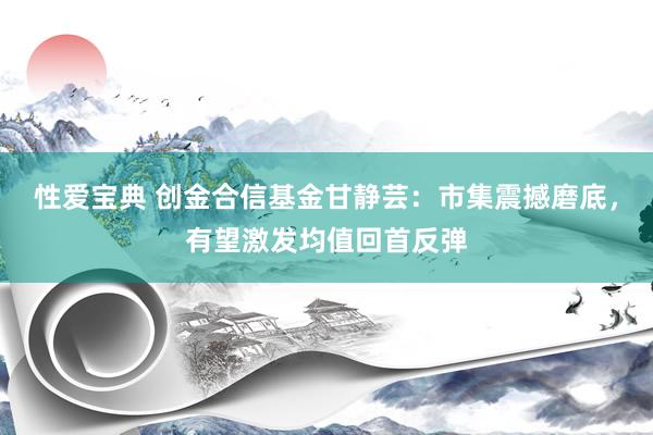 性爱宝典 创金合信基金甘静芸：市集震撼磨底，有望激发均值回首反弹