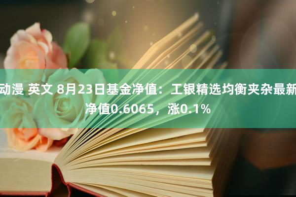 动漫 英文 8月23日基金净值：工银精选均衡夹杂最新净值0.6065，涨0.1%